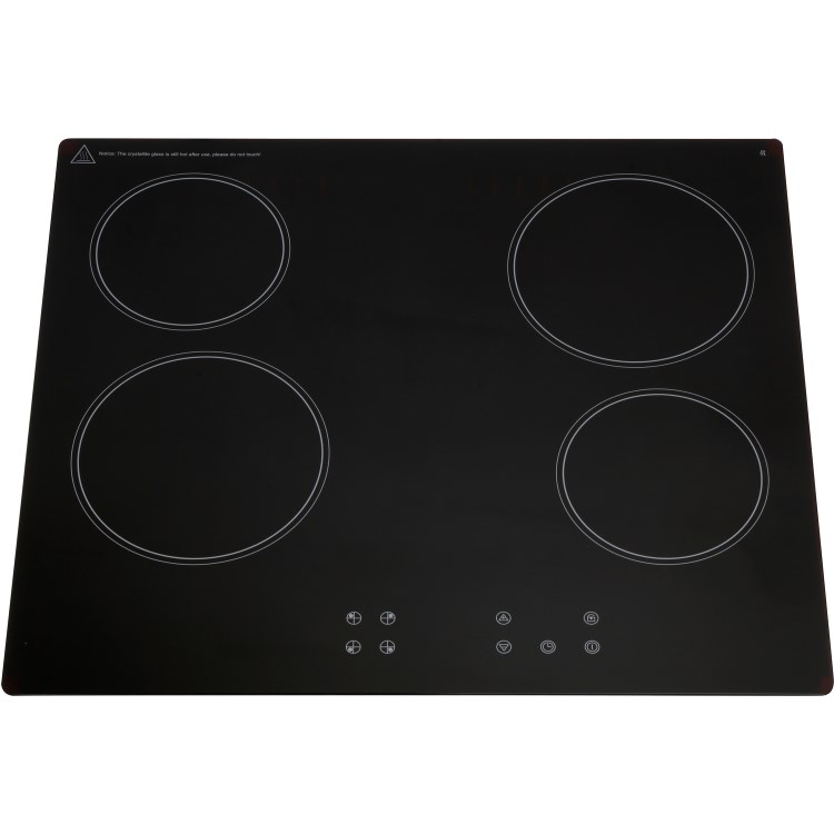GRADE A1 - Montpellier CER61T15 60cm Ceramic Touch Control Hob with 15 Minute Cut Off Timer