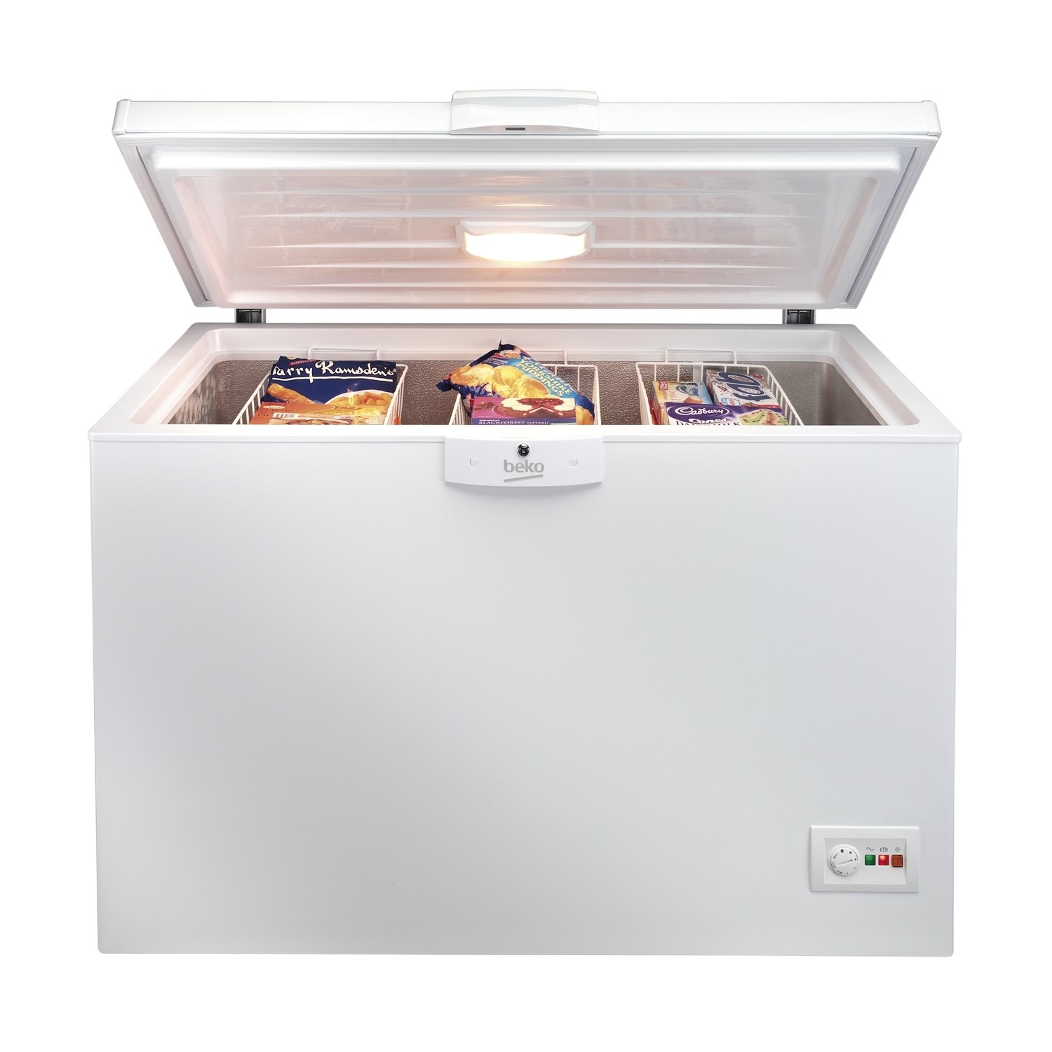 Beko CF1300APW 129cm Wide 360 Litre Chest Freezer White CF1300APW eBay