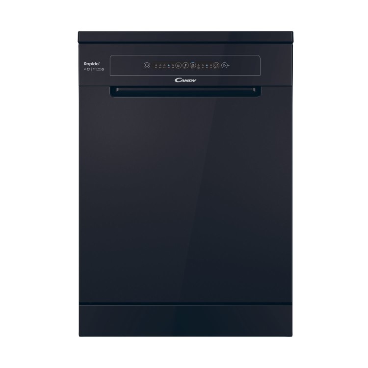 Refurbished Candy Rapido CF3C9E0B 13 Place Freestanding Dishwasher Black