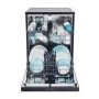 Refurbished Candy Rapido CF3C9E0B 13 Place Freestanding Dishwasher Black