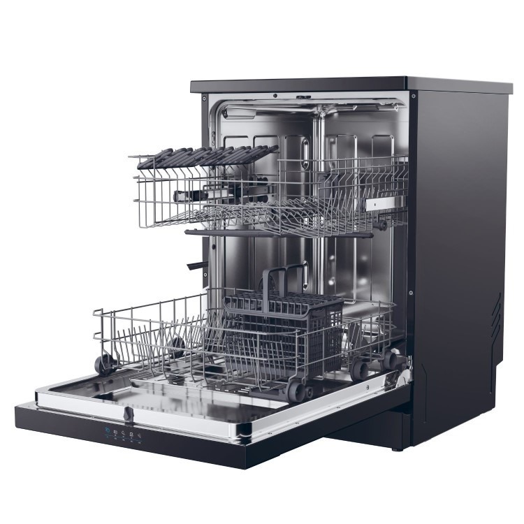 Candy Rapido Freestanding Dishwasher - C-Rated Black