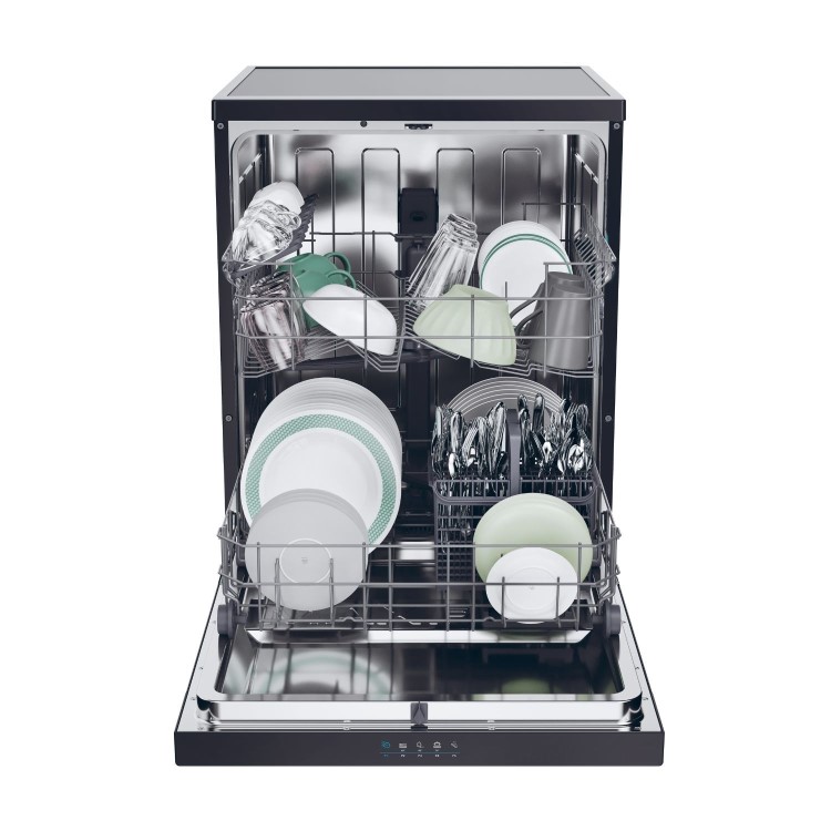Candy Rapido Freestanding Dishwasher - C-Rated Black