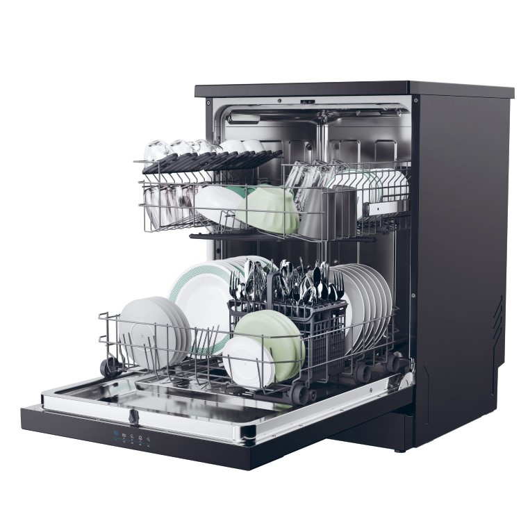 Candy Rapido Freestanding Dishwasher - C-Rated Black