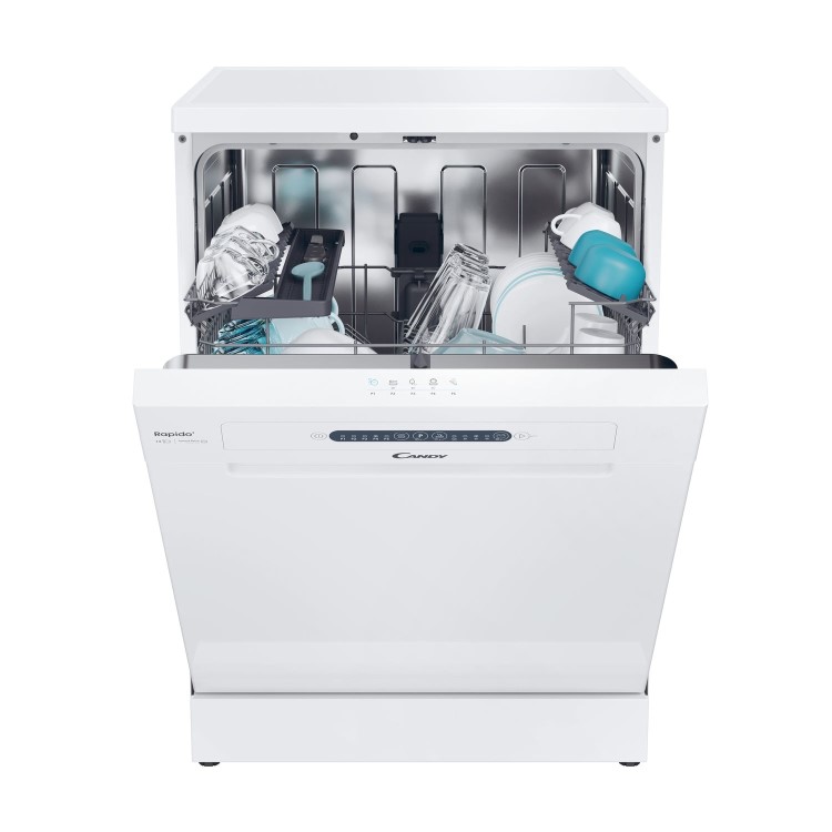 Refurbished Candy Rapido 13 Place Settings Freestanding Dishwasher - White