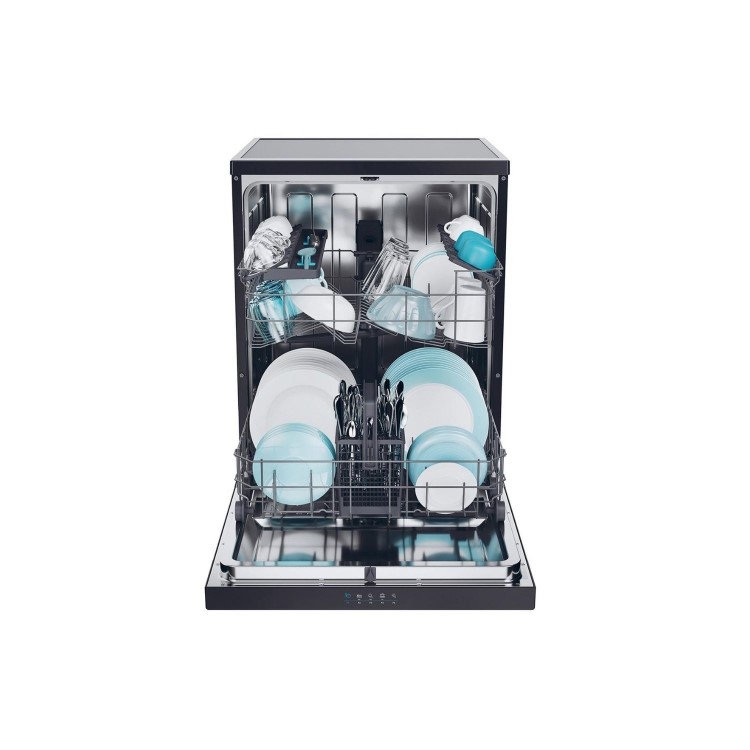 Refurbished Candy Rapido CF3E9L0B-80 13 Place Freestanding Dishwasher Black