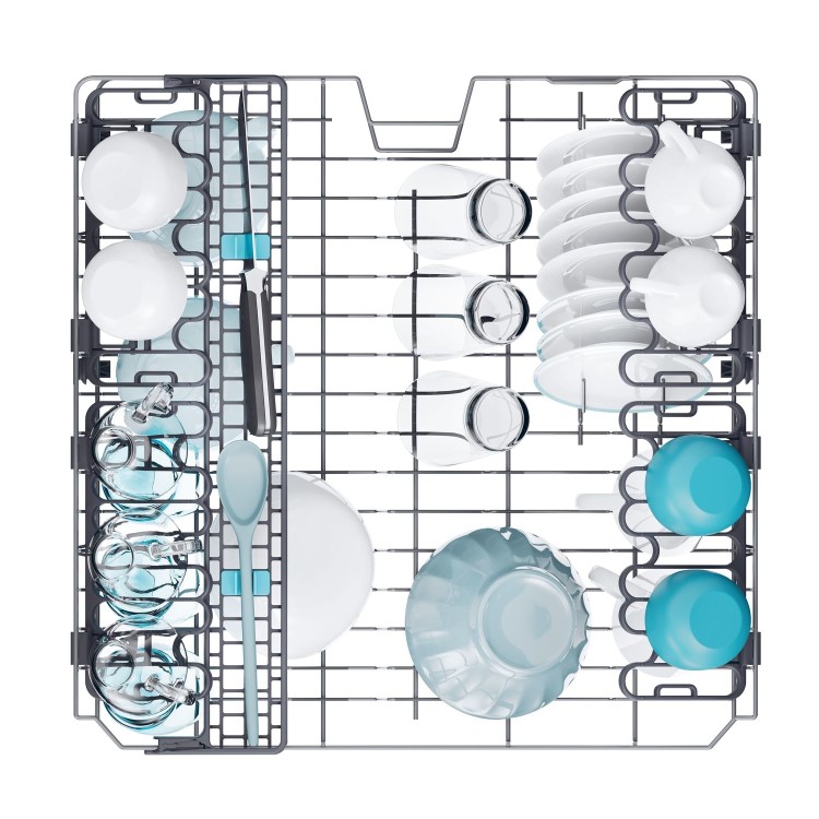 Refurbished Candy CF3E9L0B-80 13 Place Freestanding Dishwasher Black