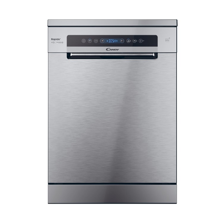 Candy Rapido Freestanding Dishwasher - Smart Wi-Fi, C-Rated, Stainless Steel