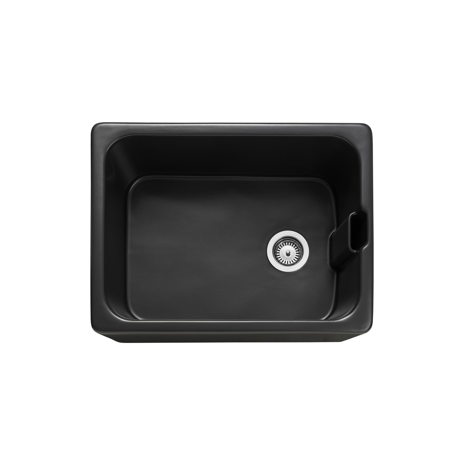 Belfast Single Bowl Anthracite Grey Ceramic Kitchen Sink - Rangemaster Farmhouse