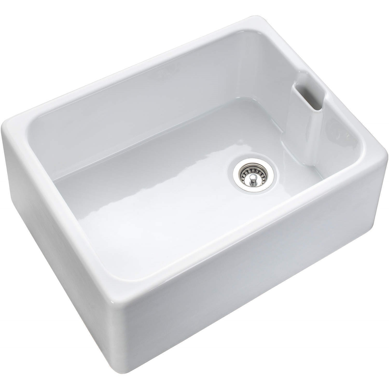 Belfast Single Bowl White Ceramic Kitchen Sink - Rangemaster