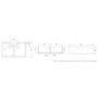 Rangemaster Double Bowl Undermount Belfast White Ceramic Kitchen Sink