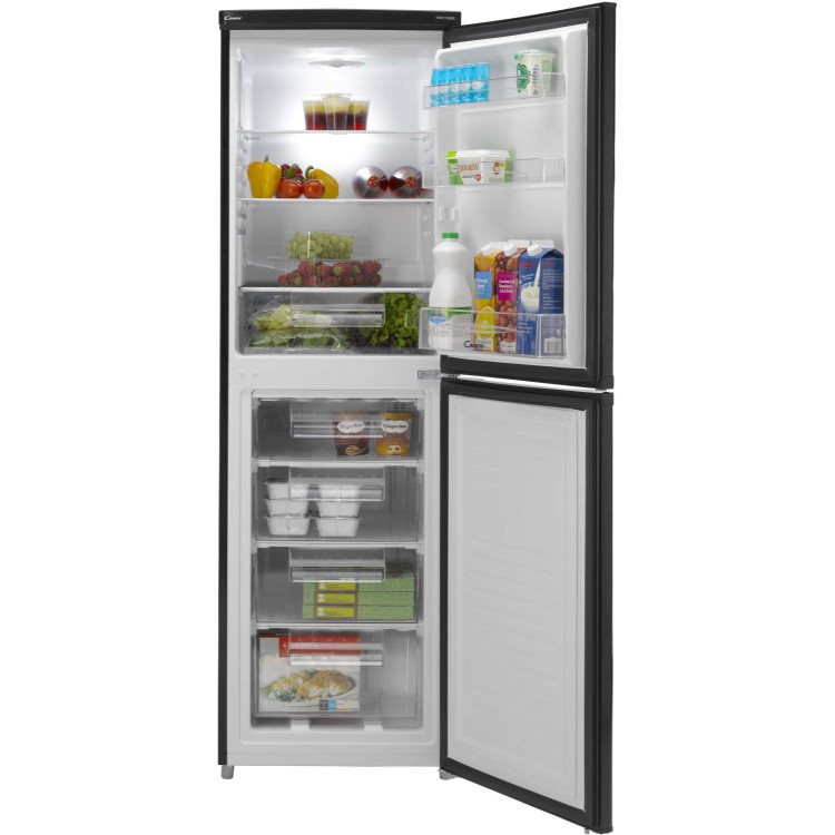 Candy CFC1745BE 173 x 54.5cm 342 Litre Freestanding Fridge Freezer Black