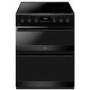 Refurbished CDA 60cm Electric Cooker with Airfry - Black