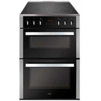 CDA CFC630SS 60cm Double Oven Electric Cooker With Ceramic Hob - Stainless Steel