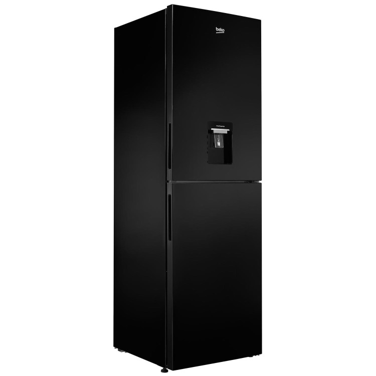 Beko CFE1691DB 60cm Wide Frost Free Freestanding Fridge Freezer With Water Dispenser - Black