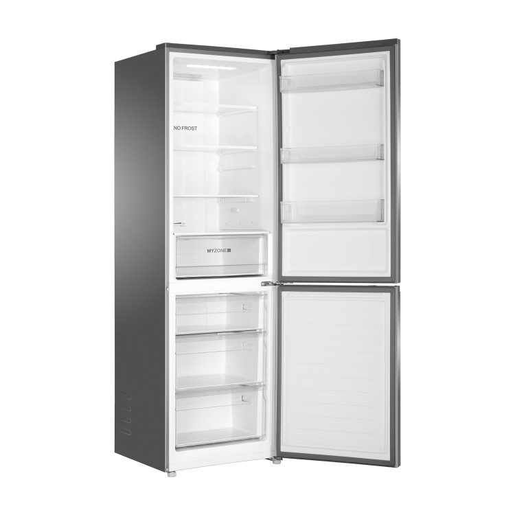 Haier CFE635CSJ 341 Litre Freestanding Fridge Freezer 60/40 Split Frost Free 60cm Wide - Silver