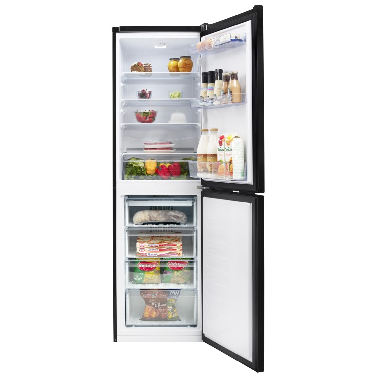 Beko CFG1582B 263 Litre Freestanding Fridge Freezer 50/50 Split Frost Free 54.5cm Wide - Black