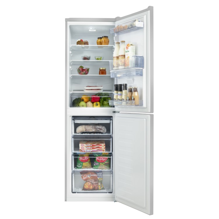 Beko CFG1582DS 261 Litre Freestanding Fridge Freezer 50/50 Split Frost Free Water Dispenser 55cm Wide - Silver