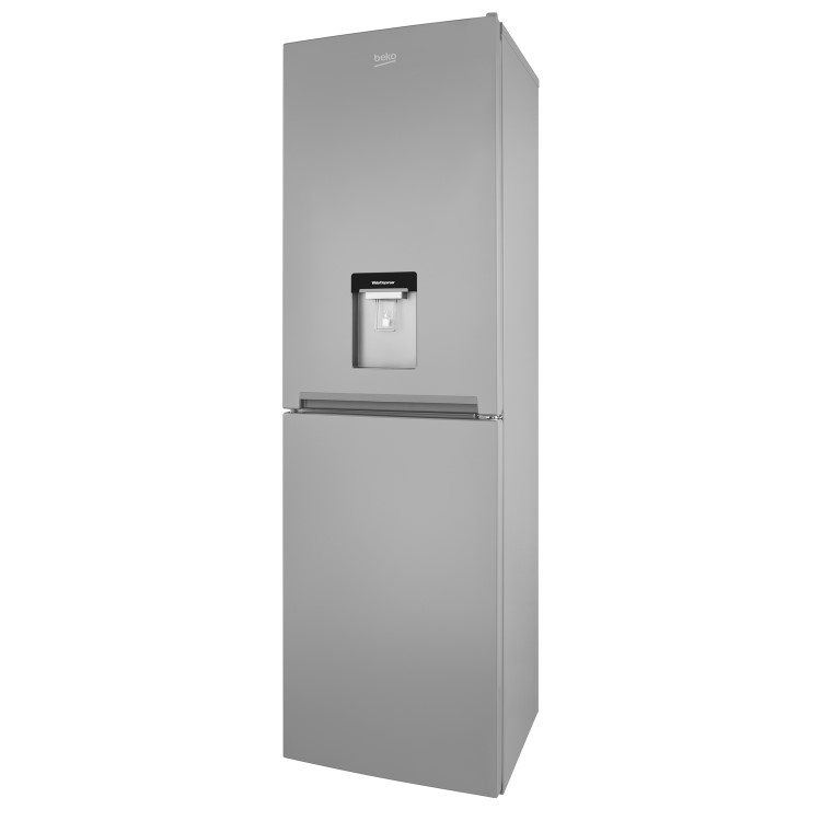 Beko CFG1582DS 261 Litre Freestanding Fridge Freezer 50/50 Split Frost Free Water Dispenser 55cm Wide - Silver