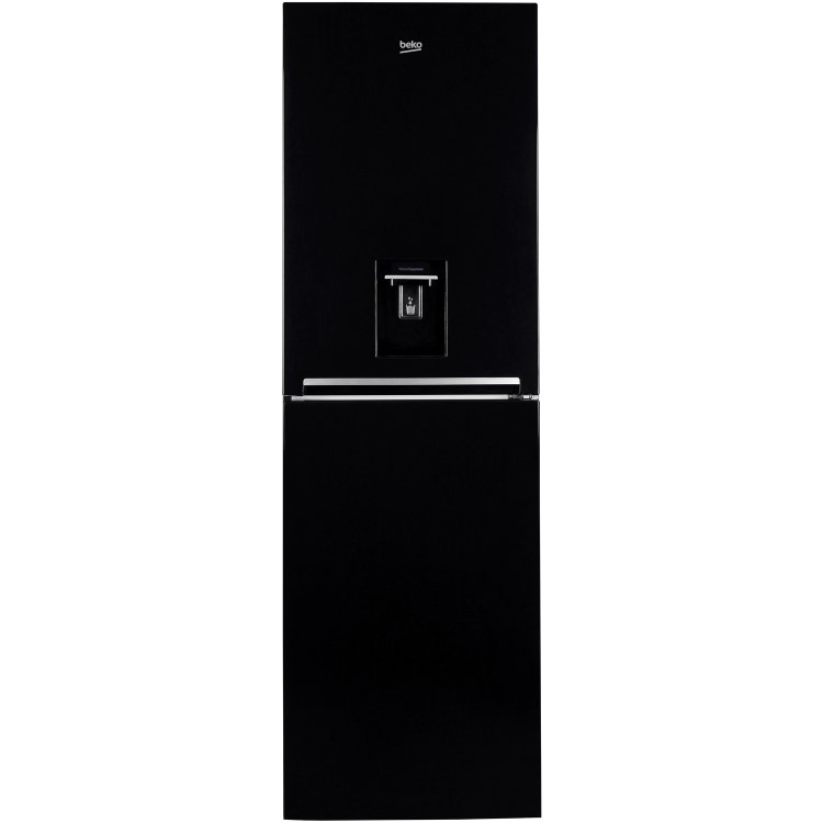 GRADE A1 - Beko CFG1691DB Freestanding Fridge Freezer With Water Dispenser - Black