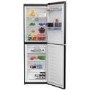 GRADE A1 - Beko CFG1691DB Freestanding Fridge Freezer With Water Dispenser - Black