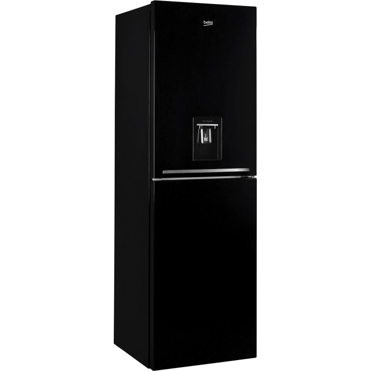 GRADE A1 - Beko CFG1691DB Freestanding Fridge Freezer With Water Dispenser - Black