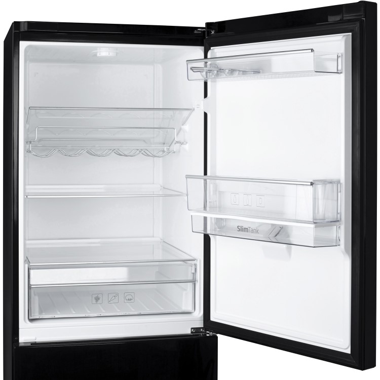 GRADE A1 - Beko CFG1691DB Freestanding Fridge Freezer With Water Dispenser - Black