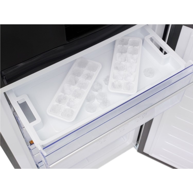 GRADE A1 - Beko CFG1691DB Freestanding Fridge Freezer With Water Dispenser - Black