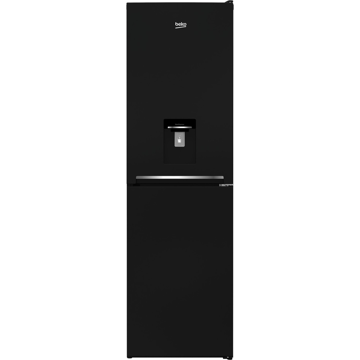 Black slimline fridge freezer store