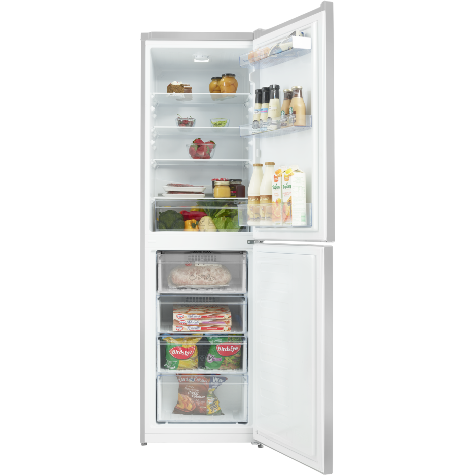 Beko CFG3582S 50/50 Freestanding Frost Free Fridge Freezer Silver