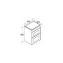CDA CFN670SS 60cm Double Oven Electric Cooker With Induction Hob - Stainless Steel