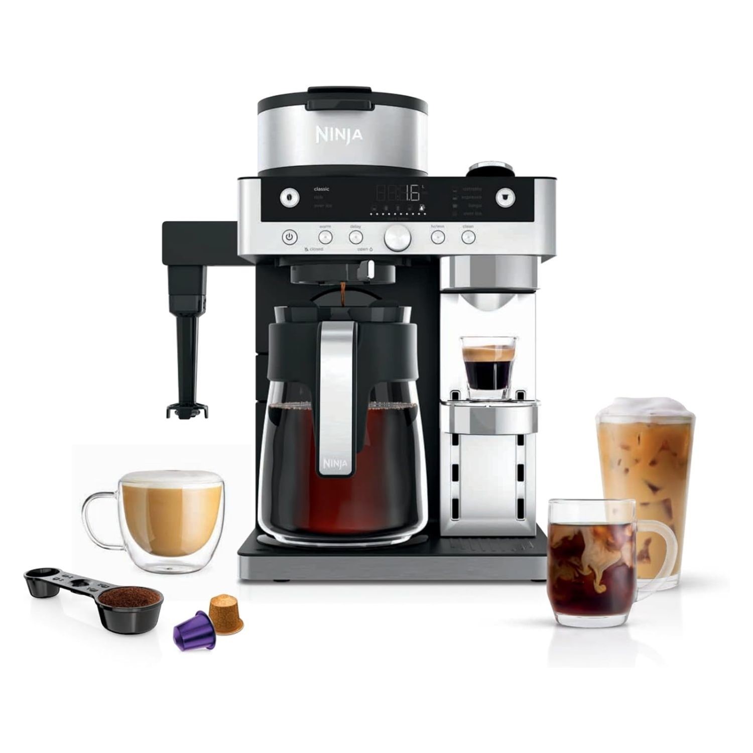 Ninja Prestige 2-in-1 Filter Coffee and Pod Capsule Machine