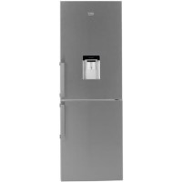 GRADE A2 - Beko CFP1675DX Frost Free Freestanding Fridge Freezer With Water Dispenser - Stainless Steel