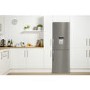 GRADE A2 - Beko CFP1675DX Frost Free Freestanding Fridge Freezer With Water Dispenser - Stainless Steel