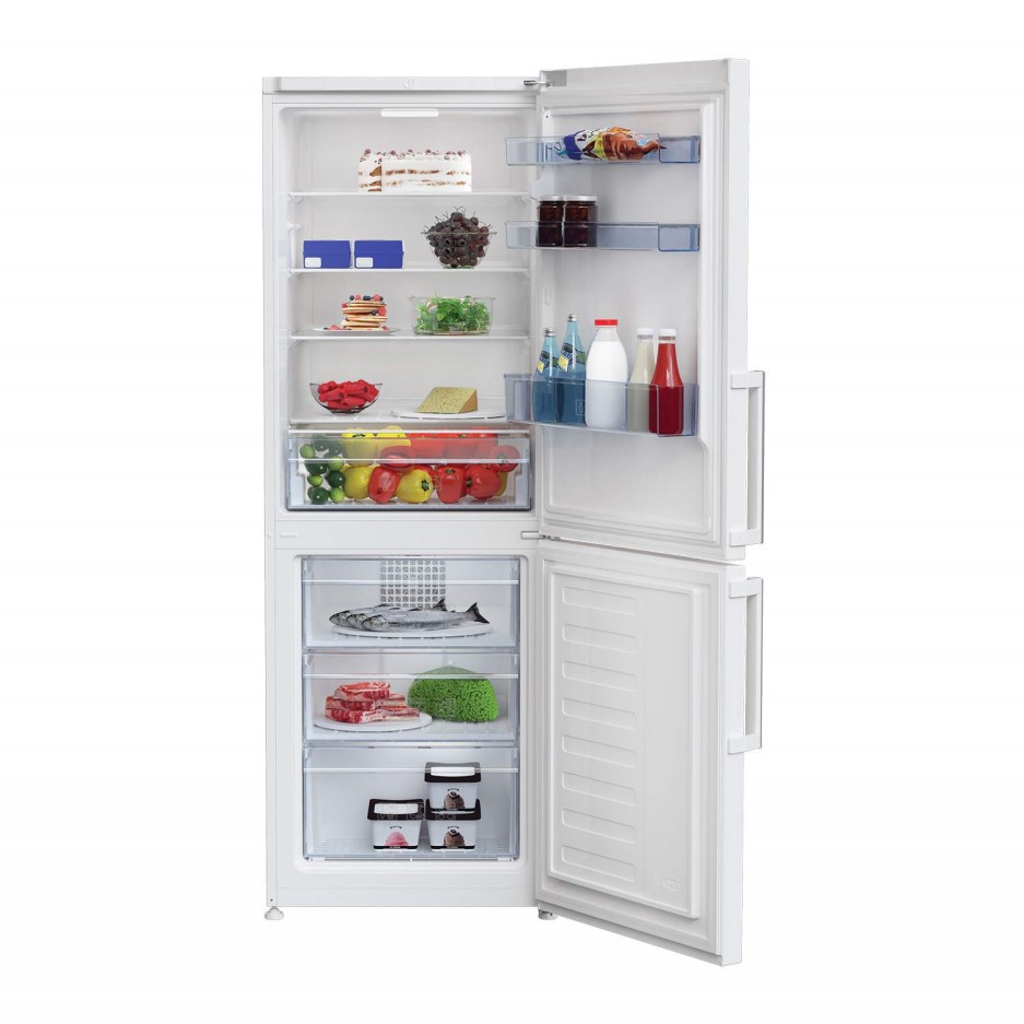 Beko CFP1675W 175x60cm Frost Free Freestanding Fridge Freezer White