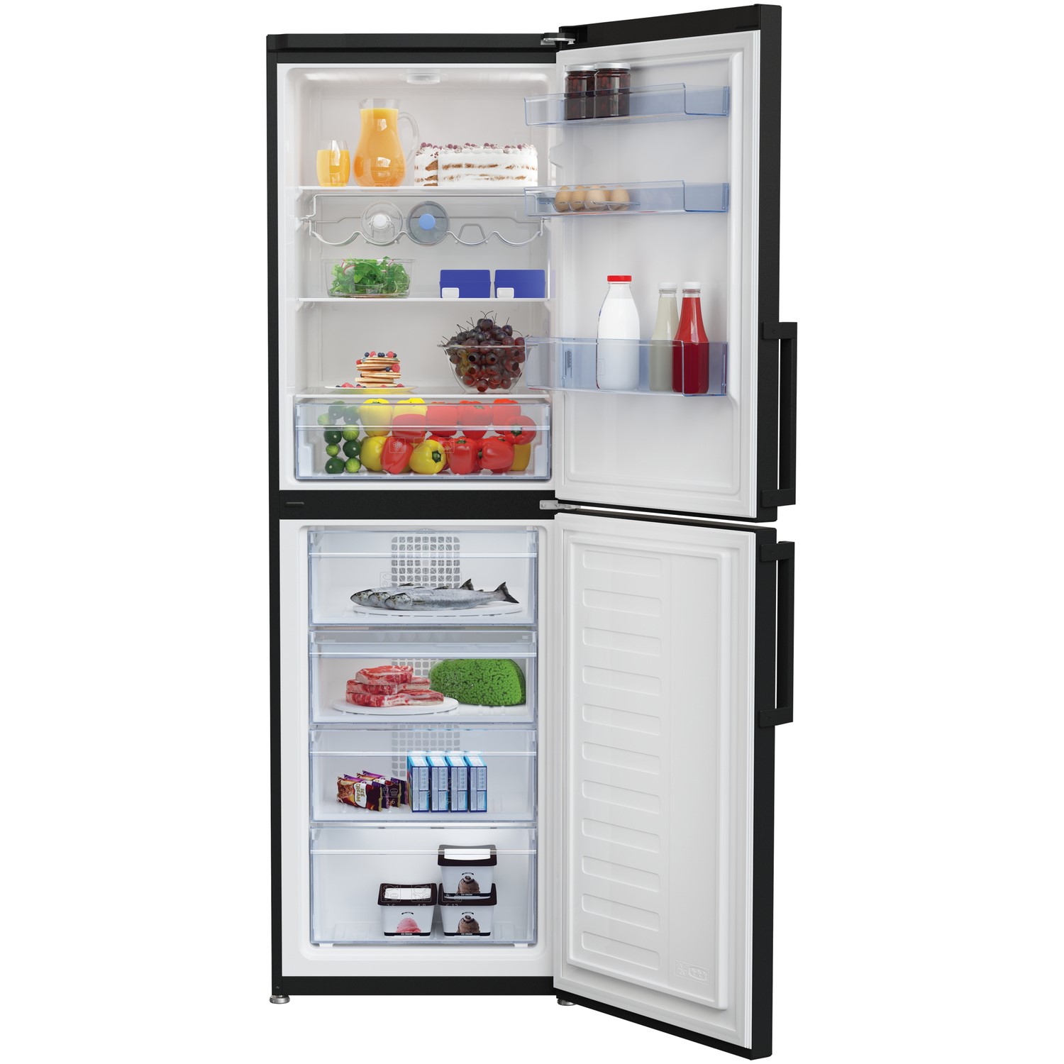 Beko CFP1691B 318 Litre Freestanding Fridge Freezer 50/50 Split Frost