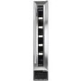 CDA 6 Bottle Capacity Single Zone Freestanding 15cm Under Counter Wine Cooler  - Stainless Steel