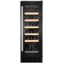 CDA 19 Bottle Capacity Single Zone 30cm Freestanding Under Counter Wine Cooler - Black