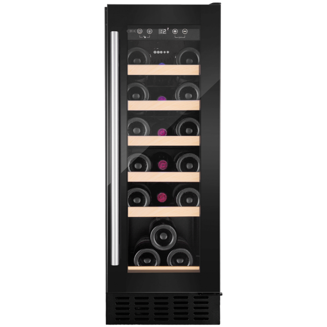 CDA 19 Bottle Capacity Single Zone 30cm Freestanding Under Counter Wine