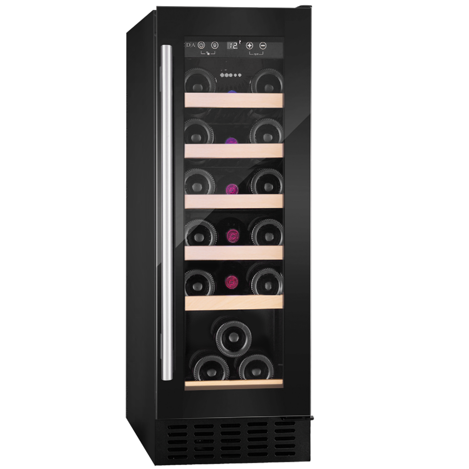 CDA 19 Bottle Capacity Single Zone 30cm Freestanding Under Counter Wine