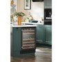 Refurbished CDA CFWC604BL Freestanding 46 Bottle Dual Zone Under Counter Wine Cooler Black Glass