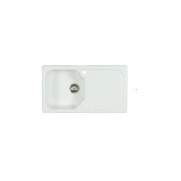 Astracast CG10WHHOMESK Garrigue 1.0 Bowl Ceramic Sink - White