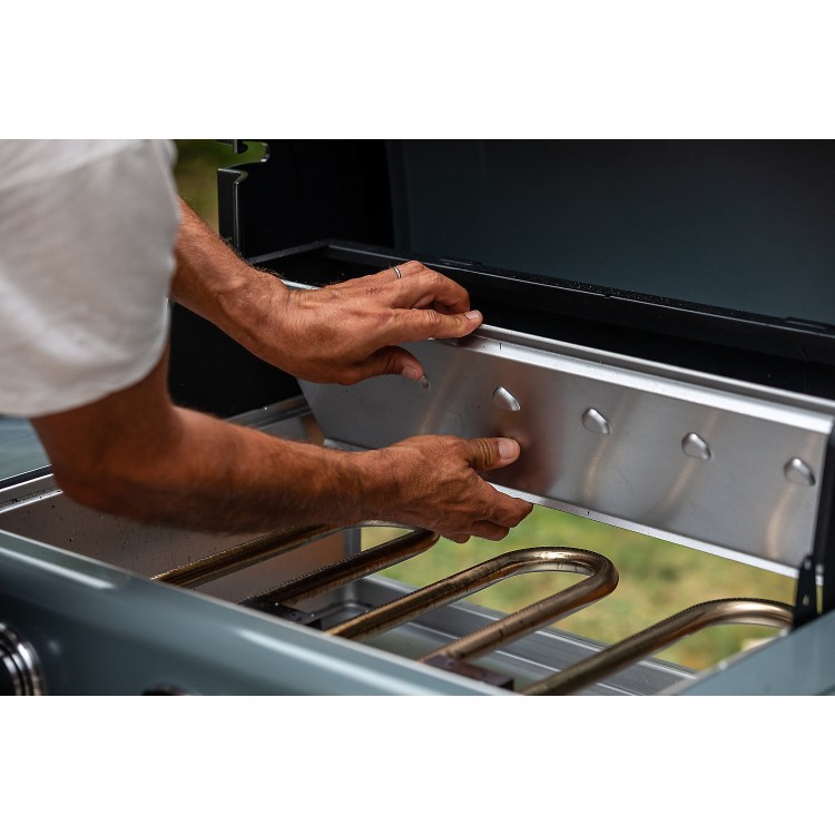 Campingaz 3 Series Select S - 3 Burner Gas BBQ Grill with Side Burner - Grey