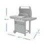 Campingaz 3 Series Select S - 3 Burner Gas BBQ Grill with Side Burner - Grey