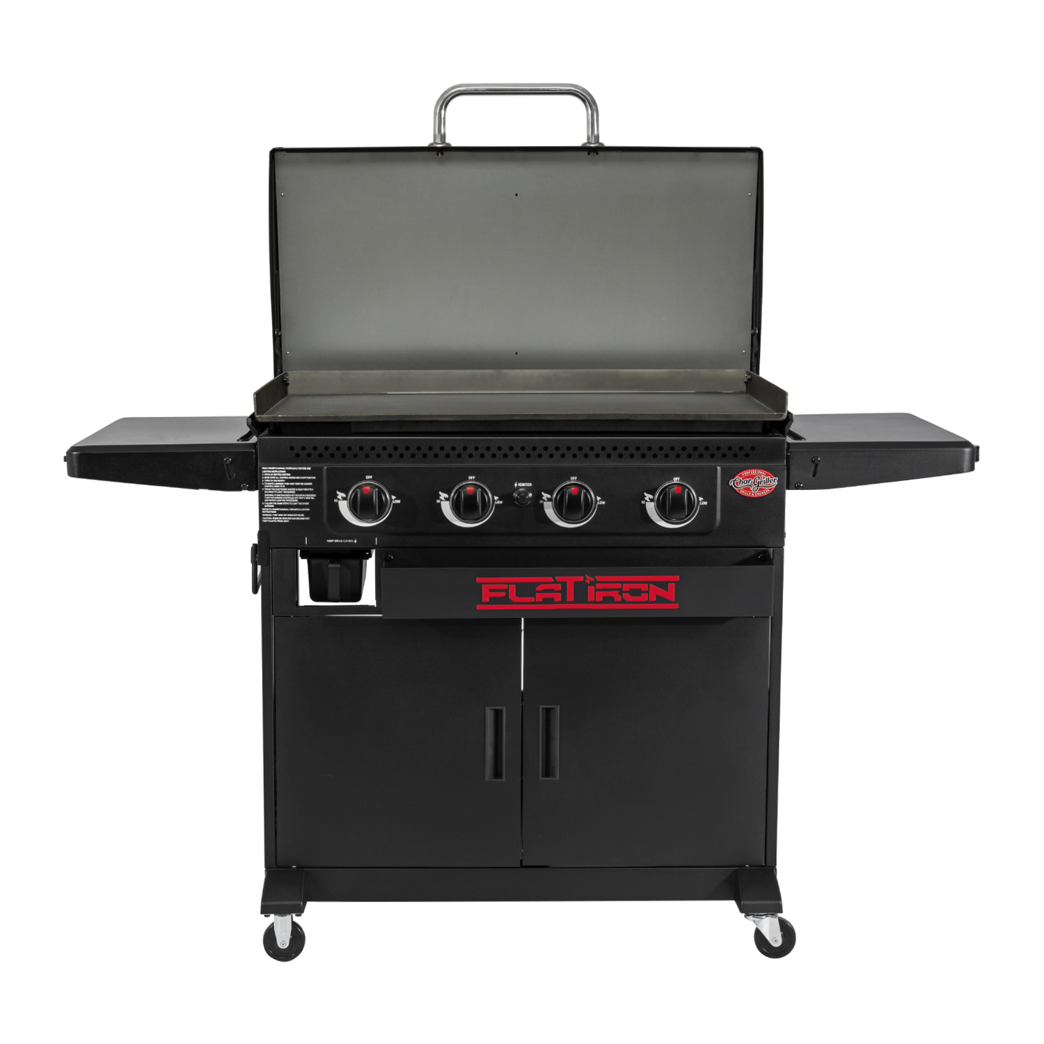 4 Burner Flat Iron Premium Gas Griddle
