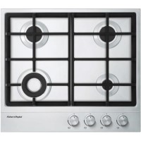 Fisher & Paykel 60cm 4 Burner Gas Hob - Stainless Steel