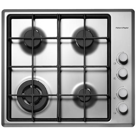 Fisher & Paykel CG604DWFCX1 89285 Four Burner 60cm Gas Hob Brushed Stainless Steel