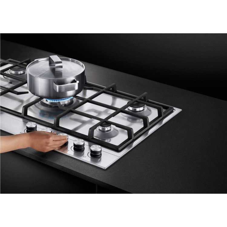 Fisher & Paykel 90cm 5 Burner Gas Hob - Stainless Steel