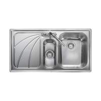 Rangemaster CG9852L Chicago 985x508 1.5 Bowl LHD Stainless Steel Sink
