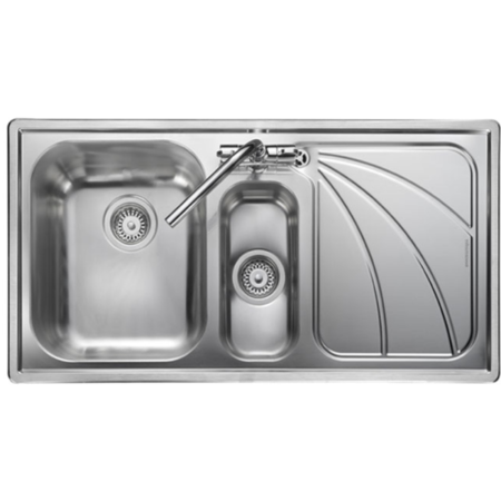 Rangemaster CG9852R Chicago 985x508 1.5 Bowl RHD Stainless Steel Sink