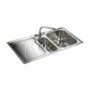 Rangemaster CG9852L Chicago 985x508 1.5 Bowl LHD Stainless Steel Sink